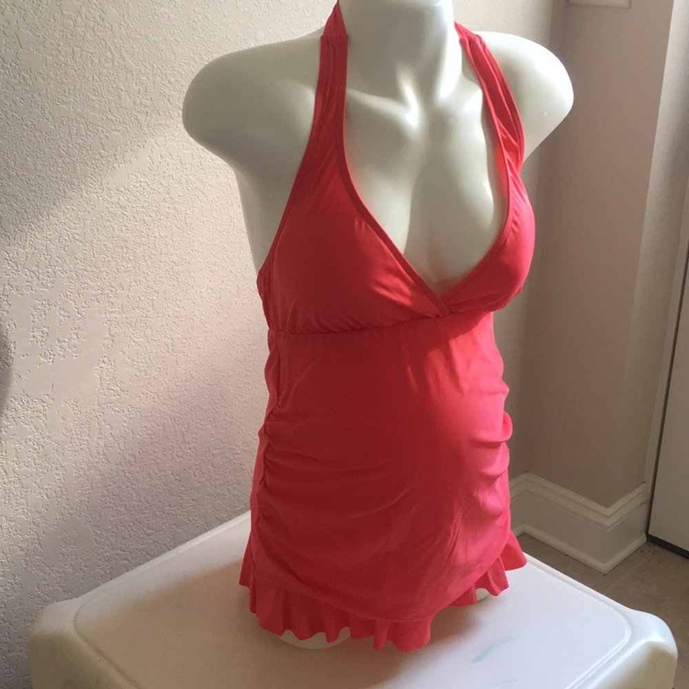 Maternity Ruffle Skirt 2-piece swim suit